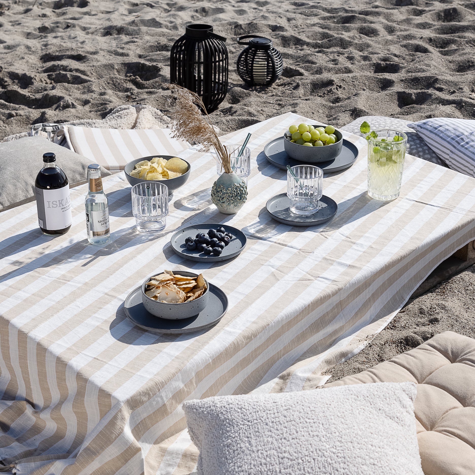 Stripe plaid 103x180 cm.